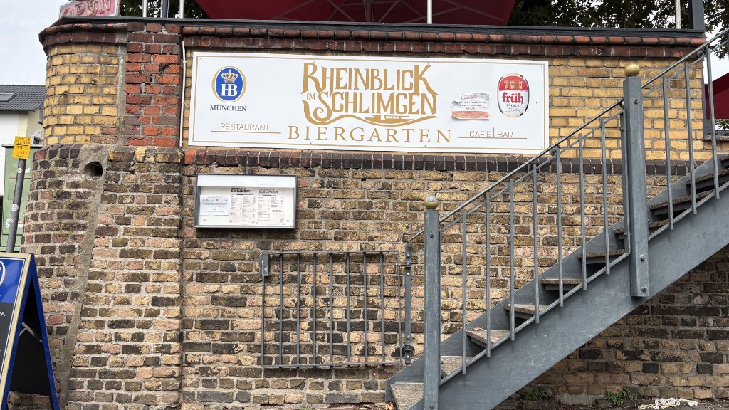 Schild Restaurant Schlimgen