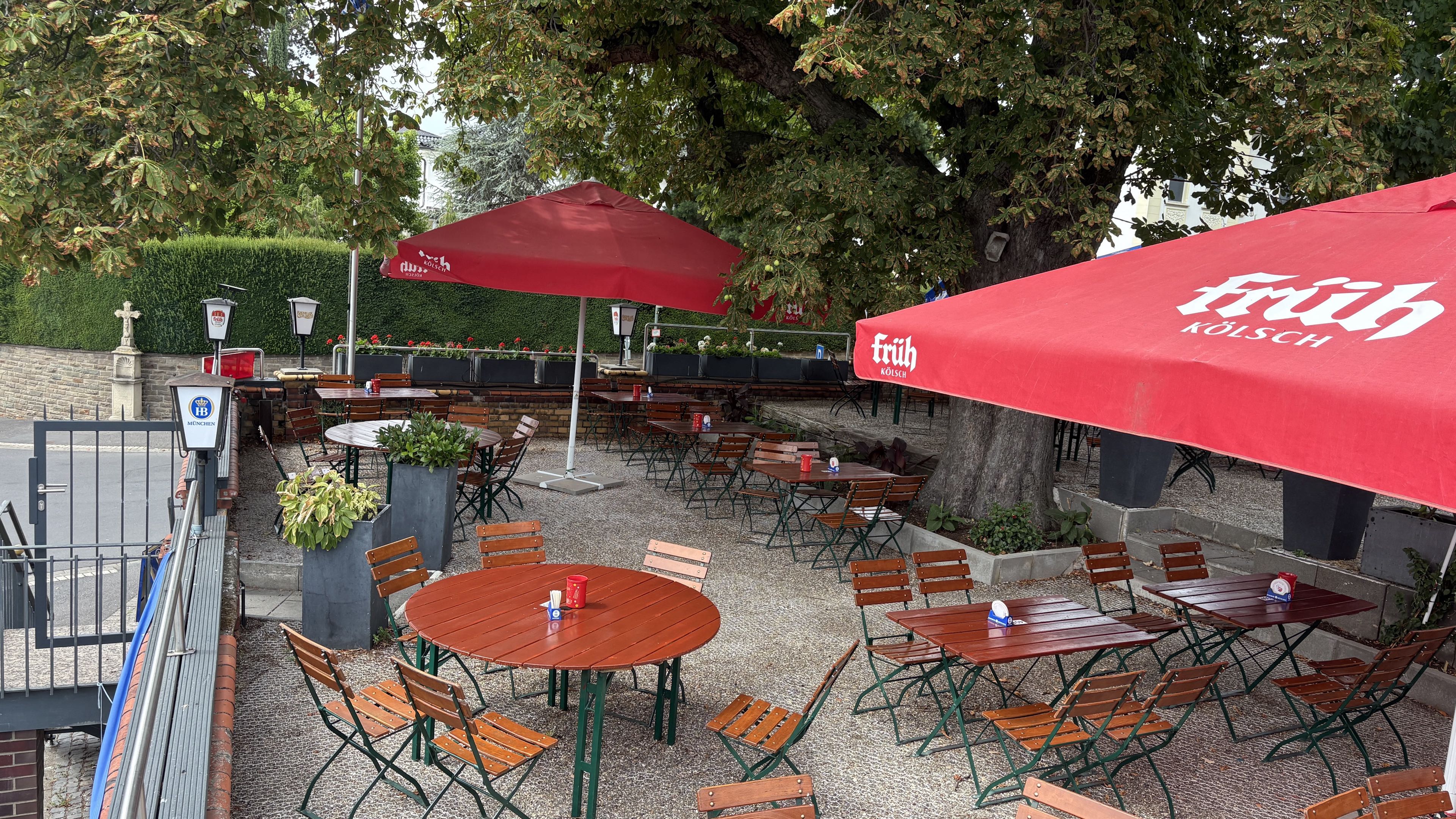 Terrasse von oben